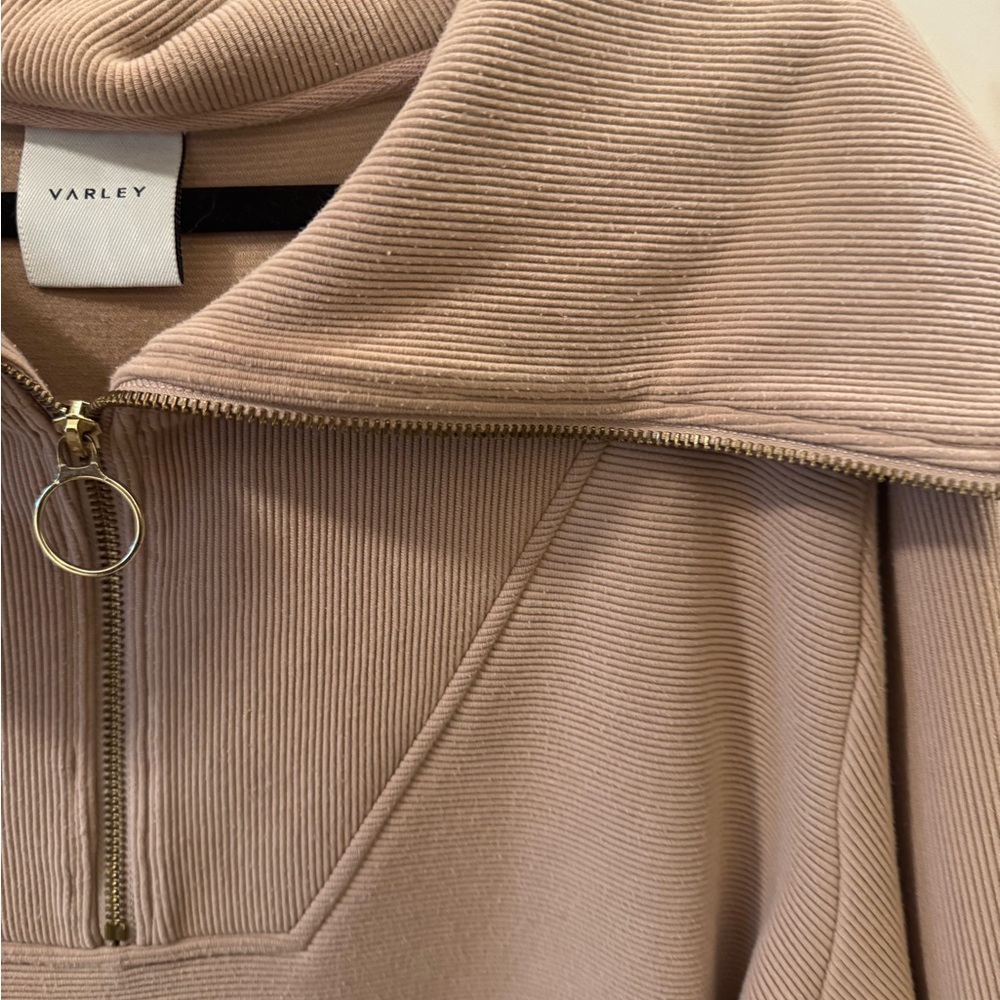Varley Vine Women's Tan Half Zip Size M